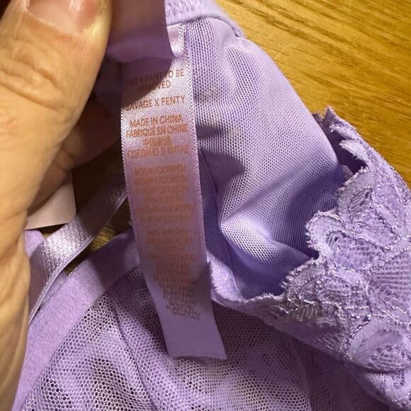 NWT Savage Fenty x rhianna purple lace bra 38dd - Picture 7 of 7